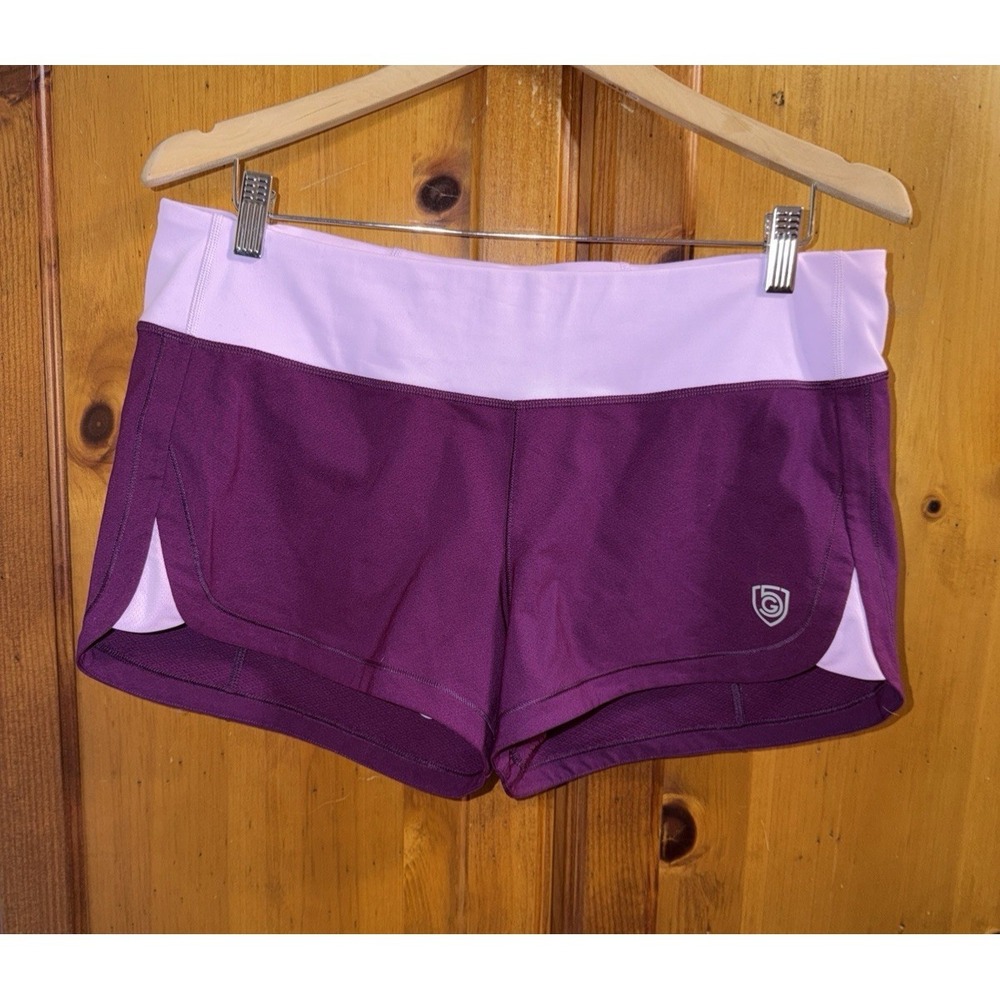 Goal Five Shorts Lined High Rise Running Yoga Pink Women's L Active Drawstring